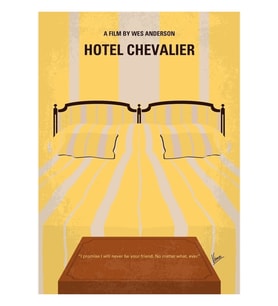 No943 My Hotel Chevalier Minimal Film Afişi Tablo Ahşap Poster Dekoratif