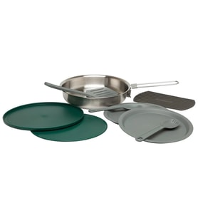 The All-In-One Fry Pan Set - Çelik Kızartma Tava Seti (9 Parça)  .94L  32oz
