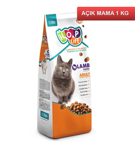 Hop Life Kuzulu Yetişkin Kedi Maması 1 Kg AÇIK