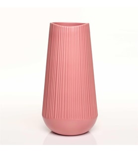 Vitale Moleanos Kırmızı Vazo Büyük 18*18*35 Cm AK.JL0061