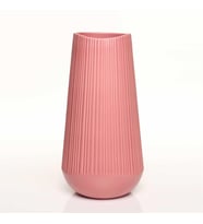 Vitale Moleanos Kırmızı Vazo Büyük 18*18*35 Cm AK.JL0061