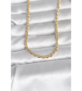 CM 14K Gold Renk Zincir Model 60 cm Kadın Kolye - TJ-BKO10993