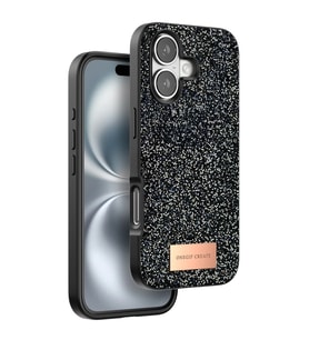iPhone 16 Plus Bright Simli Kapak - Siyah