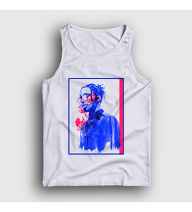 Presmono Unisex Beyaz Watercolor ASAP Rocky Atlet 153180tt
