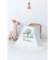 Pia Baby Premium %100 Pamuk Çift Kat Penye Bebek Battaniyesi 80x80 cm 5050-11 (Krem)