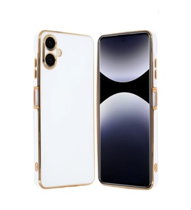 Samsung Galaxy A06 Kılıf Volet Silikon - Beyaz