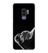 PrintiFy Samsung Galaxy S9 Plus ile Uyumlu Köpek 1 Kamera Korumalı Şeffaf Kılıf