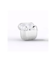 Apple Airpods 3. Nesil Uyumlu Zore Allstar Airbag 32 Parlayan Simli Saydam Renkli Kılıf (Şeffaf)