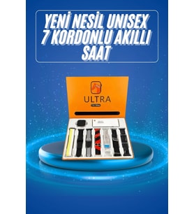 Akıllı Saat Çağrı Cevaplayabilen Unısex 7 Kordonlu Müzik