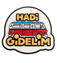 Hadi Gidelim Baskılı Ahşap Bardak Altlığı