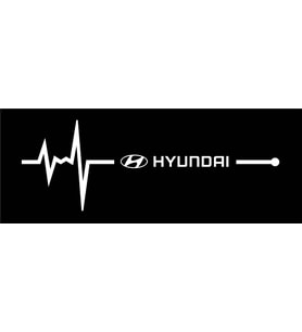 H yundai Nabız Kalp atışı sticker 2 adet