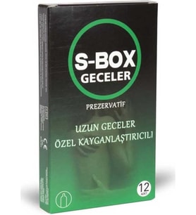S-Box Özel Prezervatif 12'li