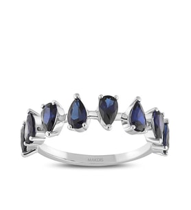 1.75 Karat Safir Pırlanta Yüzük