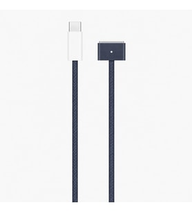 USB-C to MagSafe 3 Uyumlu Manyetik Şarj Kablosu 2 Metre, MacBook ile Uyumlu Hızlı Şarj Kablosu, LED Şarj Göstergeli, Dayanıklı Örgülü Type-C Laptop Şarj Kablosu ZR332