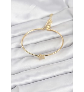 Yıldız Model Gold Renk Kadın Bileklik 5886 - HPSBYI6946-1125