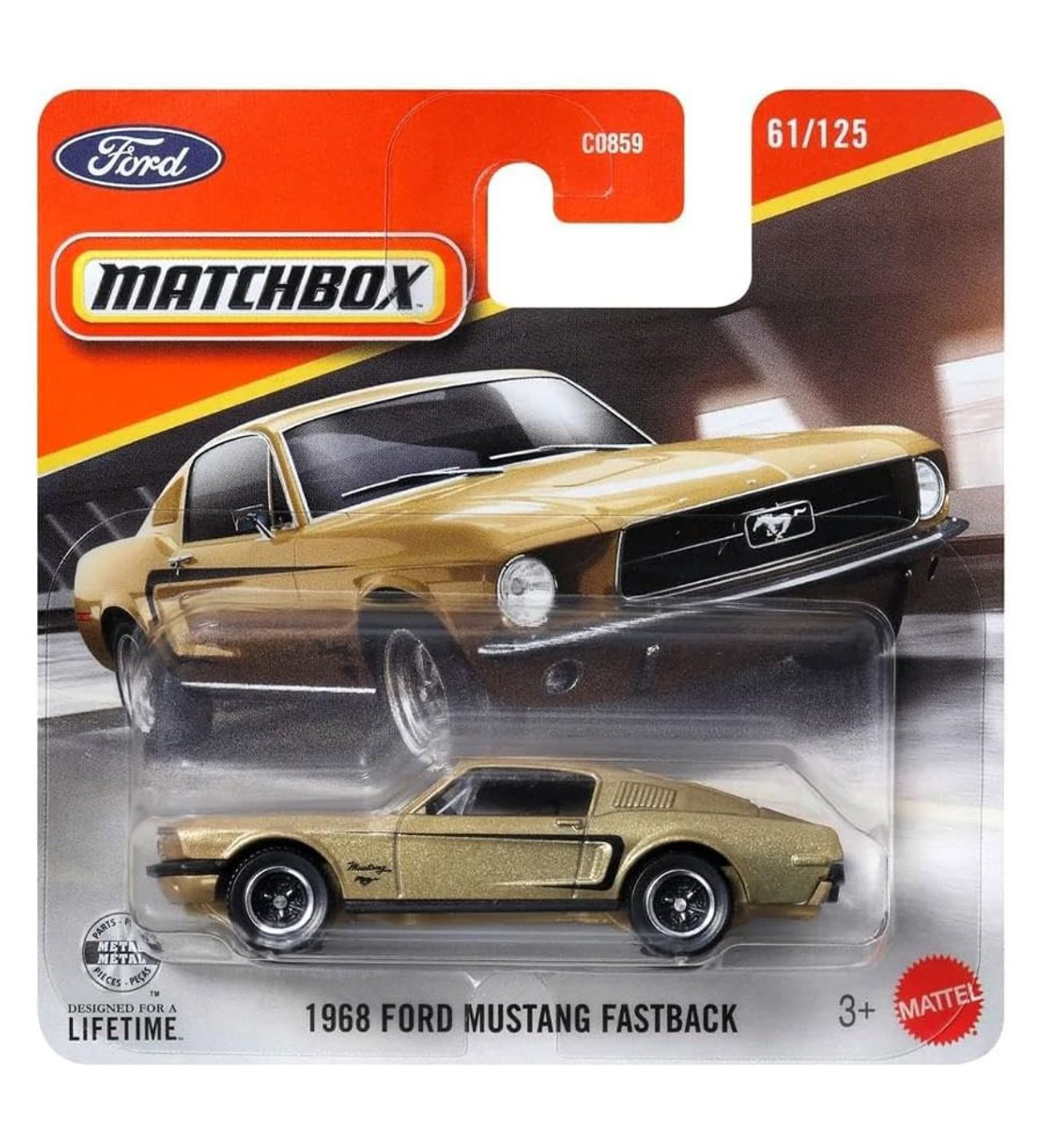 Matchbox 1968 Ford Mustang Fastback (1/64) JNK51