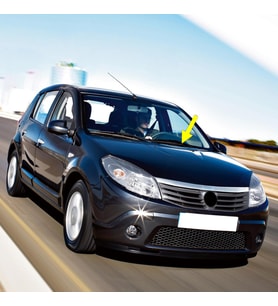 Dacia Sandero 2008-2012 Ön Cam Sol Sürücü Tarafı Silecek Kolu (Siyah)