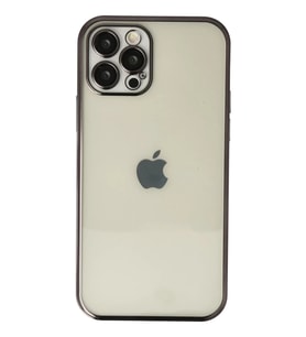 iPhone 12 Pro Kılıf Razer Lensli Silikon - Siyah