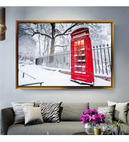 Altın Çerçeveli dekoratif tablo l1545 (Gold)