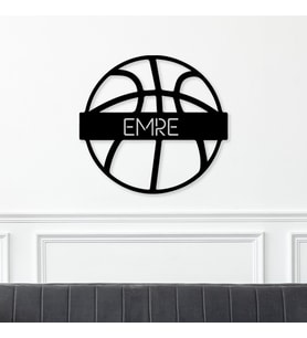 Kişiye Özel Basketbol Temalı Dekoratif Tablo