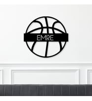 Kişiye Özel Basketbol Temalı Dekoratif Tablo