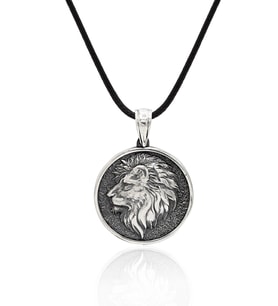 Aslan Tasarım 925 Ayar Gümüş Erkek Kolye 201024601