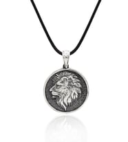 Aslan Tasarım 925 Ayar Gümüş Erkek Kolye 201024601
