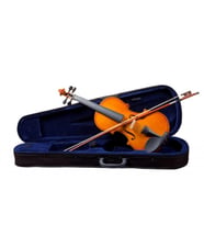Picaldi VG001H 3/4 Orta Seviye High Grade Keman Seti  Orta Boy Keman Standardı Kaliteli Abanoz Aksam ve Kararlı Akort Burguları ile Tam Performans