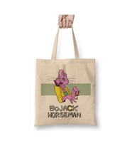 BoJack Horseman Princess Carolyn Beyaz Bez Çanta Uzun Saplı Alışveriş Çantası Plaj Çantası