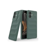 Oppo A3 Kılıf Optimum Silikon - Koyu Yeşil