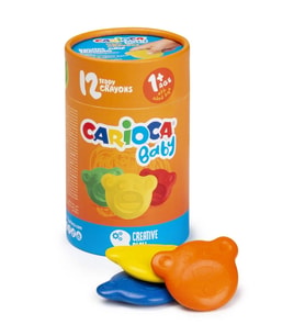 CARİOCA TEDDY BEBEK CRAYONS 12Lİ +1 YAŞ