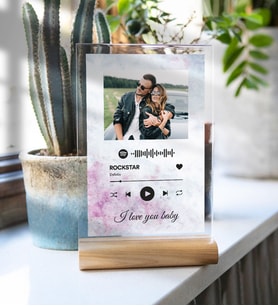 Spotify Plak Barkod Arka Planlı