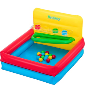 Bestway Sort 'N Play 15 Oyun Topu Ile Top Çukuru Seti (Çok Renkli)