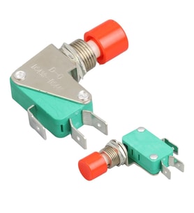 MİCRO SWİTCH DS-438 KIRMIZI BUTONLU Ø12MM (IC-176E)