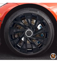 Citroen C8 16 İnç Jant Kapağı (Takım) Siyah S122