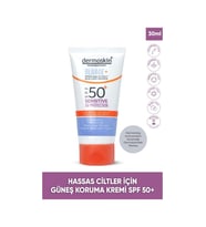 Dermoskin Blueage+ Hassas Ciltler İçin Nemlendirici Güneş Koruma Kremi SPF 50+ UV Koruma 50 ml