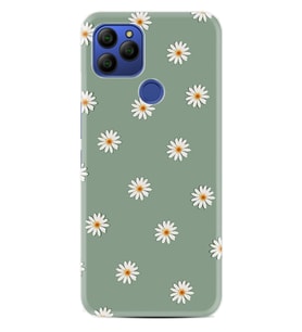 GM 21 Kılıf HD Resim Baskılı Yeşil Papatyalar StKd -041