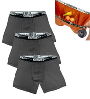 Yohannes Club, Erkek Özel Anatomik Pamuklu Boxer, Renk Seçenekli, 3'lü Paket (Antares)