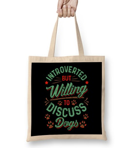 Introverted But Willing To Discuss Cats Cute Kitty Bez Çanta Uzun Saplı