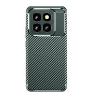 Xiaomi Mi 14t Pro Kılıf Auto Focus Karbon Kapak - Koyu Yeşil