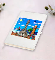 İzmirTasarımlı Beyaz Defter