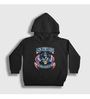 Presmono Unisex Çocuk Siyah Forever Bon Jovi Kapüşonlu Sweatshirt 20102tt
