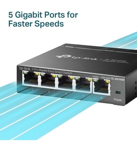 TL-SG105E, 5-Portlu Gigabit Easy Smart Switch