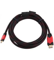 Pdateknoloji Concord Kablo 1.5 Metre Ses Görüntü Aktarım Kablosu - Siyah/Kırmızı