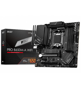 MSI PRO B650M-A WIFI DDR5 6400(OC) HDMI DP M.2 MATX AM5
