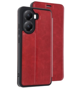 Pilelistore   Xiaomi Poco X7 Pro Kılıf Flip Cover - Kırmızı
