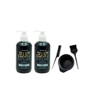 Jeans Color Saç Boyası Yeşil 250ml 2ad Ve Fluweel Saç Boya Kabı Seti