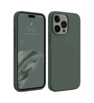 iPhone 15 Pro Max Kılıf First Silikon - Koyu Yeşil