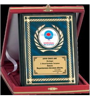ODAK KUPA - Ahşap Plaketler - PL-117 B - 15x20 cm