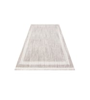 Makine Kaymaz Yıkanabilir Bej Düz Jüt Salon Halısı Mutfak Halısı Koridor Halısı Yolluk 5 grey